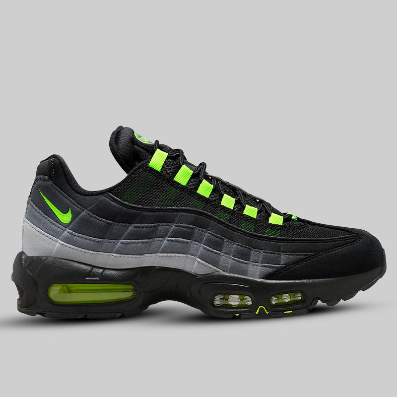 Nike Air Max 95 Reverse Shoes - Black Neon