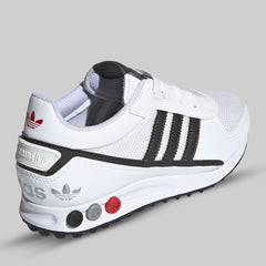 Adidas LA Leather Trainer Shoes Blue/Black/White