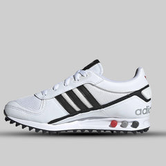 Adidas LA Leather Trainer Shoes Blue/Black/White
