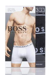 BOSS Hugo Boss Cotton Stretch Trunks (Pack of 3)