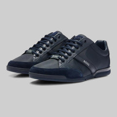 Hugo Boss Low Trainers Shoe - Navy Blue