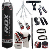 RDX X1B 4ft / 5ft 13-in-1 Heavy Boxing Punch Bag & Gloves Set