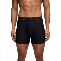 Under Armour Men’s Polyester Boxer Shorts – Black