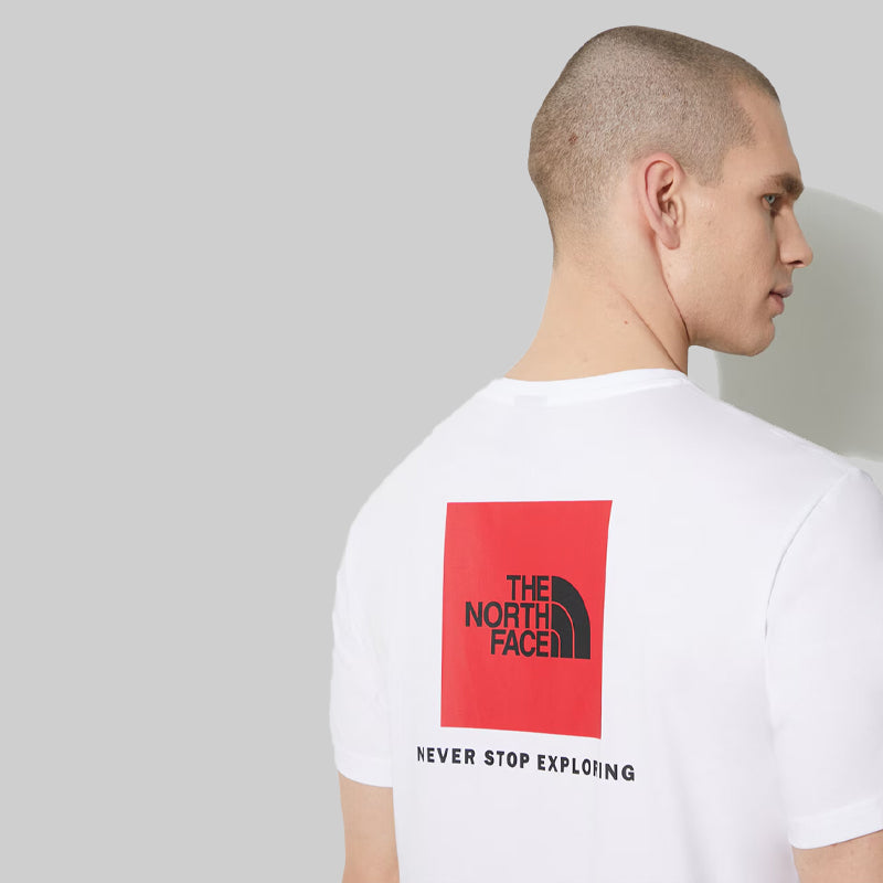 North Face Tnf Redbox Printed Crew Neck Cotton T-shirt - Madi International