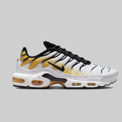 Nike Air Max Plus Casual Shoes for Men – White/Black/Varsity Maize