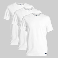 Ted Baker Men’s Classic Cotton T-Shirt 3-Pack – Crisp White