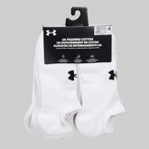 Under Armor Training Cotton Cushioned No Show Socks