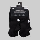 Under Armor Training Cotton Cushioned No Show Socks
