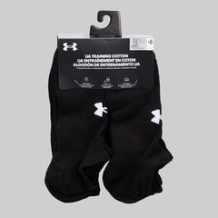 Under Armor Training Cotton Cushioned No Show Socks