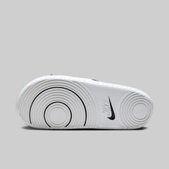 Nike Men’s Offcourt Slides Sandals – White/Bright Blue