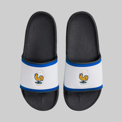 Nike Men’s Offcourt Slides Sandals – White/Bright Blue