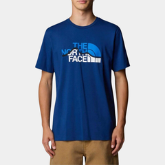 The North Face Blue Cotton T-shirt