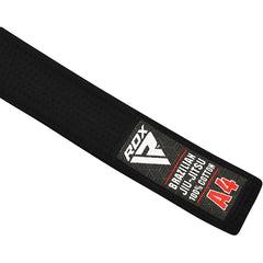 RDX 1B Black BJJ Belt