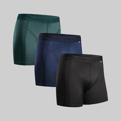 Danish Endurance Herren-Sportboxershorts mit Feuchtigkeitstransport – 3er-Pack