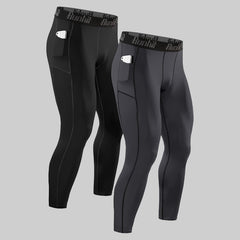 Runhit Men’s Compression Running Leggings