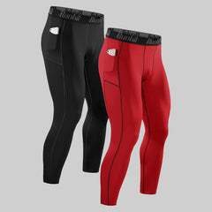 Runhit Men’s Compression Running Leggings