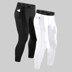 Runhit Men’s Compression Running Leggings