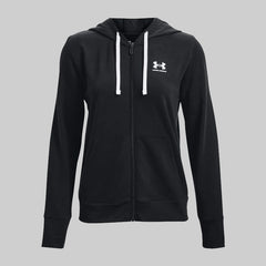 Under Armour Damen Rival Fleece-Kapuzenjacke mit durchgehendem Reißverschluss