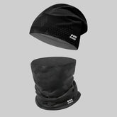 WK IEASON Winter Thermal Fleece Hat & Neck Warmer Set