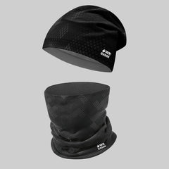 WK IEASON Winter Thermal Fleece Hat & Neck Warmer Set