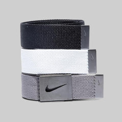 Nike Web Belt for Men – Pack of 3