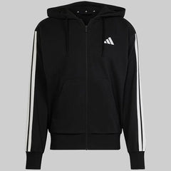 Adidas Essentials Three Stripes French Terry Full-Zip Hoodie for Men