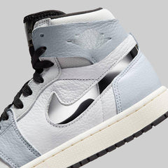 Air Jordan 1 Zoom CMFT 2 Basketball Shoes White Silver Women’s