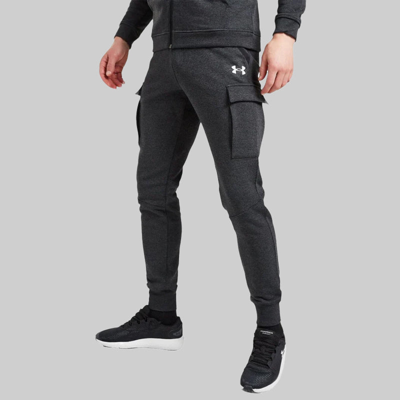 Under Armour Men’s UA Threadborne Tracksuit Full Zipped Fresh Black Charcoal - Madi International