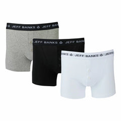 Jeff Banks Men’s Button Fly Boxers 6-Pack