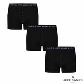 Jeff Banks Men’s Button Fly Boxers 6-Pack