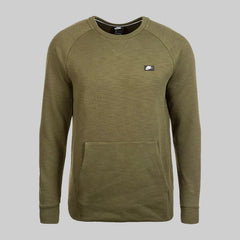 Nike Optic Crewneck Tracksuit Sweat Shirt And Joggers Bottom 2 Pcs Green, Black