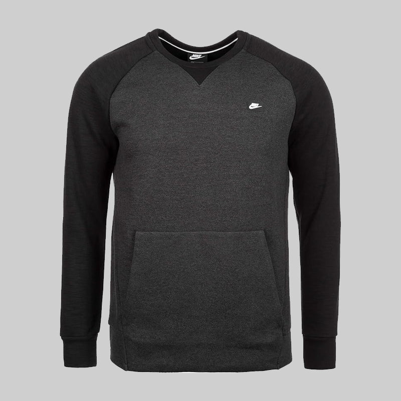 Nike Optic Crewneck Tracksuit Sweat Shirt And Joggers Bottom 2 Pcs Green, Black