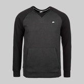 Nike Optic Crewneck Tracksuit Sweat Shirt And Joggers Bottom 2 Pcs Green, Black - Madi International