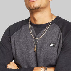 Nike Optic Crewneck Tracksuit Sweat Shirt And Joggers Bottom 2 Pcs Green, Black