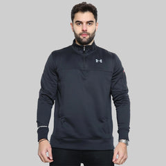 Under Armour Men’s Black Fleece Quarter-Zip Training Track Top