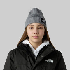 The North Face Logo Box Cuffed Recycled Kids Beanie