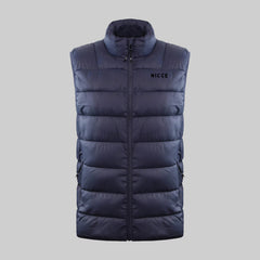 Nicce Mens Skyline Gilet Sleeveless Jacket – Smoke Blue - Madi International