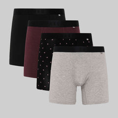 Ted Baker Men’s 4 Pack Premium Cotton Stretch Boxer