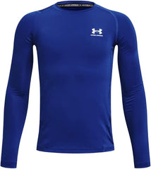 Under Armour Boys’ HeatGear Long-Sleeve Performance Top