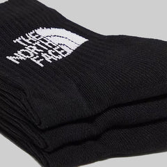 The North Face Simple Dome Ankle Socks (3-Pack) – Black