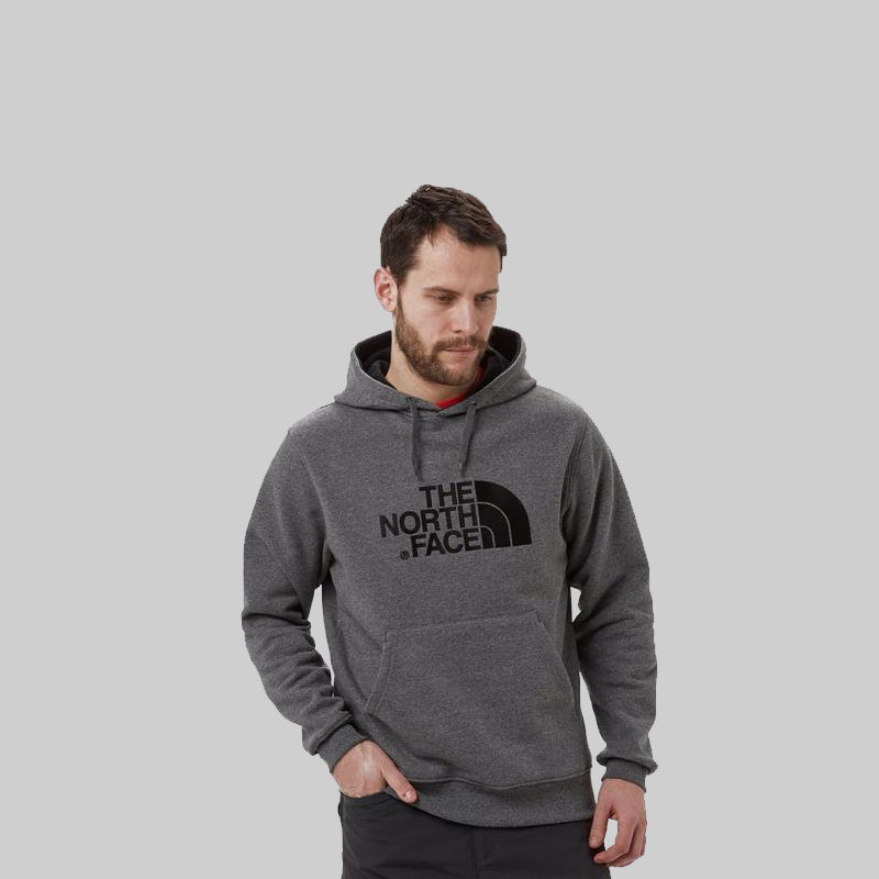 The North Face Men's Drew Peak Outdoor Hoodie hooded pullover Grey - Madi International