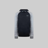 Under Armour Rival Fleece Long Sleeve Mens Grey/Navy Hoodie