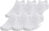 Under Armour Women’s & Unisex No-Show Socks (6-Pack)