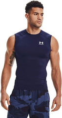Under Armour HeatGear Compression Sleeveless T-Shirt for Men