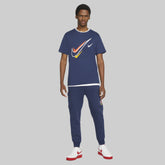 Nike Sportswear Men's Multi Swoosh Graphic Fleece Tracksuit – Navy Blue