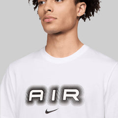 Nike Swoosh Air Graphic T-Shirt - Gray/White