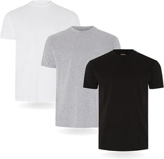 FM London Men’s Premium Cotton T-Shirts – 3 Pack