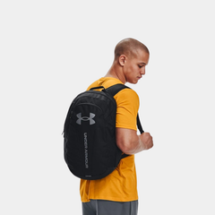 Under Armour Hustle Sport Backpack – Black / Metallic Silver