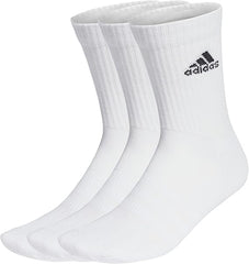 Adidas Unisex Cushioned Crew Socks – 3-Pair Pack