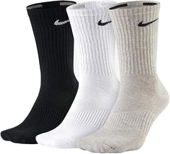 Nike Unisex Lightweight Crew Socks – Pack of 3